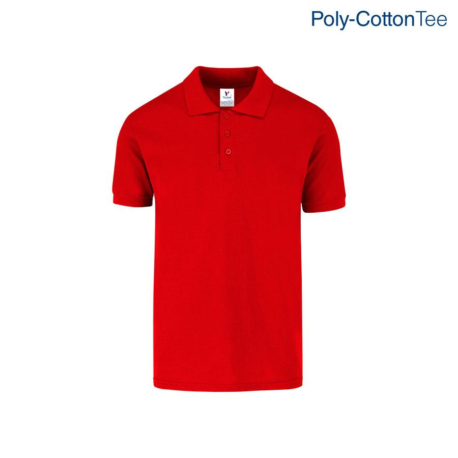 Red poly-cotton t-shirt